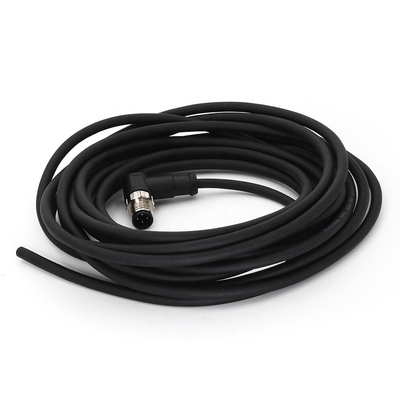 M12 Cable Assembly Connector Male 4 Pin A Code Customized Cable Length