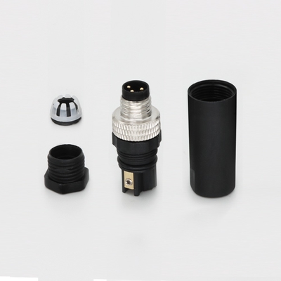 Field-wireable Assembly Connector M8 Connector 4 Pin Waterproof Male