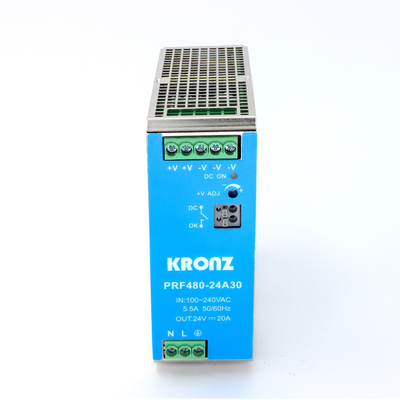 DIN Rail Mounting Industrial Power Supply For PLC AC/DC 480W