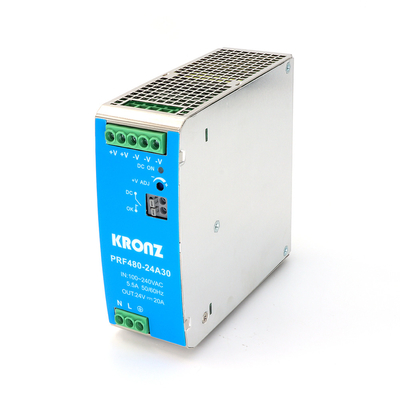 DIN Rail Mounting Industrial Power Supply For PLC AC/DC 480W