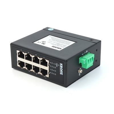 8 Port Industrial Ethernet Switches Full Duplex Half Duplex 100mbps