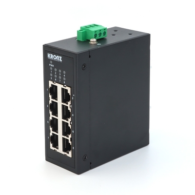 8 Port Industrial Ethernet Switches Full Duplex Half Duplex 100mbps