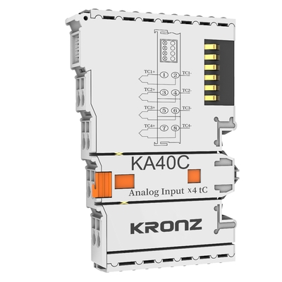 4 Channel Remote I/O Module Thermocouple Ethernet Bus Temperature Module For PLC