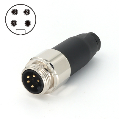 Field Wireable Assembly 7/8" Connector 4 Pin A Code Male