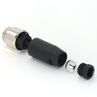 7/8" Connector Field-wireable Assembly Connector 5 Pin A Code Male
