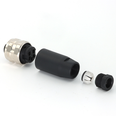 7/8" Wireable Field Assembly Connector 5 Pin Female Screw Locking