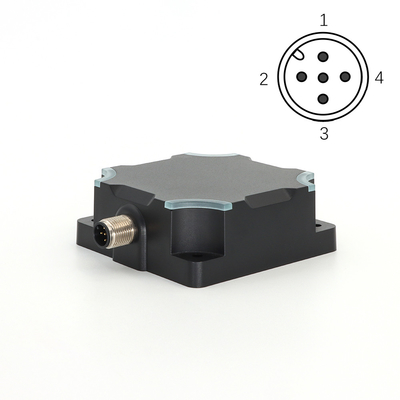 RFID Read Write Head With TCP IP Port LED Display 5Pin M12 A Coded Male Connector