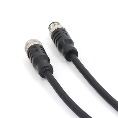 IEC 61076-2-104 M8 kết nối 4 chân với cáp thẳng nữ A mã PVC che chắn