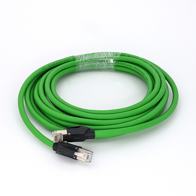 Pre Assembled Cable RJ45 Connector 4 Pin 48V Straight Ethernet Shielded