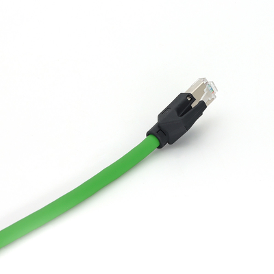 Pre Assembled Cable RJ45 Connector 4 Pin 48V Straight Ethernet Shielded