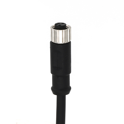 Pre Assembled Cable M8 Connectors 6Pin With 2m/5m/10m Length Female A Code