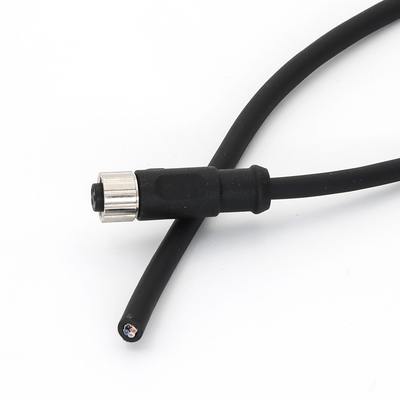 Pre Assembled Cable M8 Connectors 6Pin With 2m/5m/10m Length Female A Code