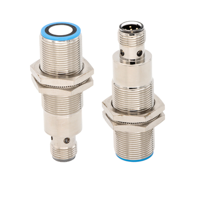 Copper Nickel Plated Ultrasonic Sensor U18 Analog Output 4-20mA NPN 10-30VDC