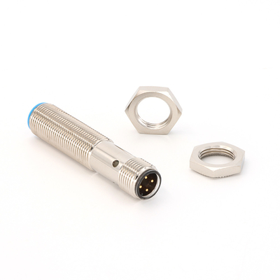 M12 Connector Industrial Ultrasonic Sensors U12 Detection 20-200mm 4 Pin