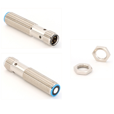 M12 Connector Industrial Ultrasonic Sensors U12 Detection 20-200mm 4 Pin