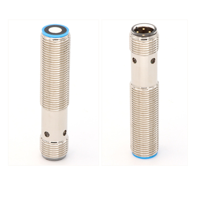 M12 Connector U12 Industrial Ultrasonic Sensors Blind Zone 0-20mm 4 Pin