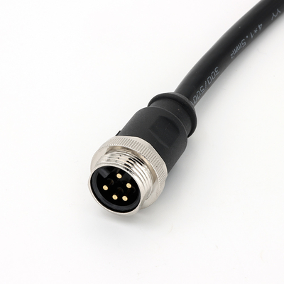 Pre Molded Cable 7/8" Connector Automation 7/8"-16UN 4 Pin Male Waterproof