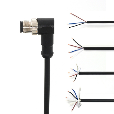 Molded Cable M12 12 Pin Connector Waterproof Aviation Plug Sensor Signal Line