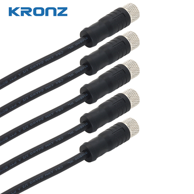 M8 Connector Pollution Degree 3 Threaded Connector With Gold-plated Contact Surface