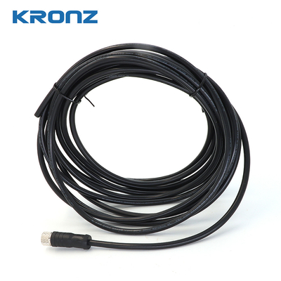 M8 Connector IEC 61076-2-104 Circular Connector 3 Pin Sensors with PVC Wire Cable