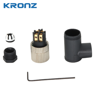 M8 Connector Field-wireable 3 Pin A Code Waterproof IP67 Industrial Circular Connector