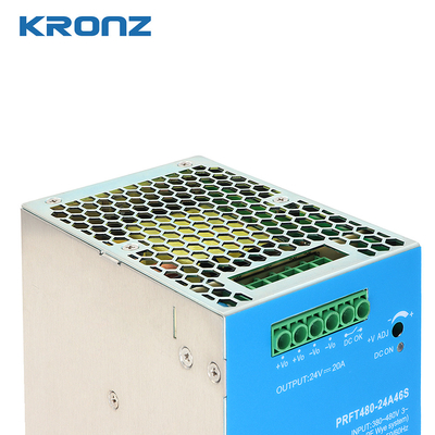Industrial Power Supply AC/DC 480W Din-rail 24V/20A Output DC OK Function