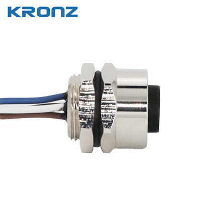 7/8'' Industrial Connector 100 Mating Cycles 4 Pin Female Sensor Circular Connectors