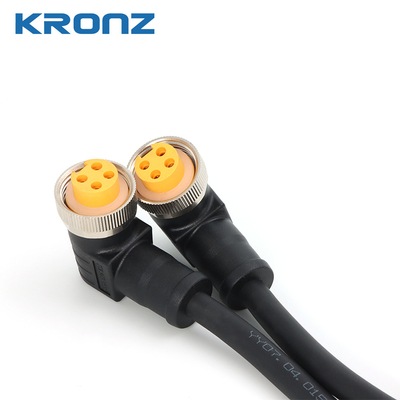 7/8'' Cable Connectors For Industrial Automation 7/8-16UN Thread Female Circular Connector