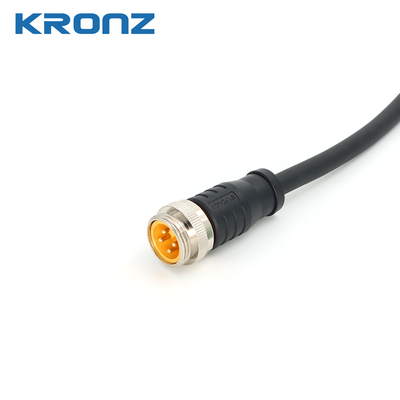 Customized Industrial 7/8" Connector Black Housing Material 2/5/10meter Cable Length