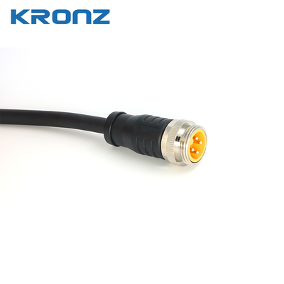Customized Industrial 7/8" Connector Black Housing Material 2/5/10meter Cable Length