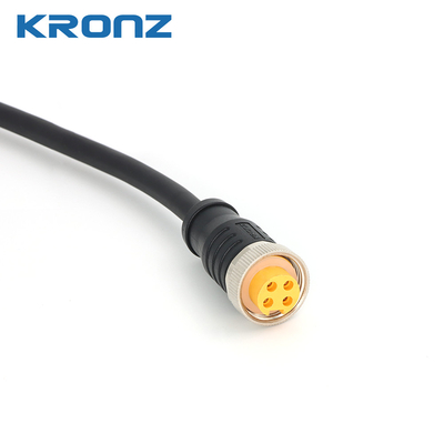 7/8" Connector With 4×0.15 (4×16AWG) Wire Gauge And IP67 Waterproof Circular Connectors
