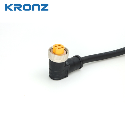 Insulation Resistance ≥100MΩ 7/8" Connector Angled for Power Connection 4-pin Circular