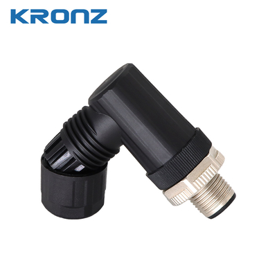 Screw Connect M12 Connector Male 4 Pin For Heavy Duty Applications Rated Current 4A