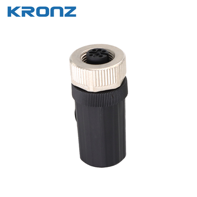 M12 Circular Connector for Heavy-Duty Applications Rated Current 2A Waterproof Angle 5 Pin