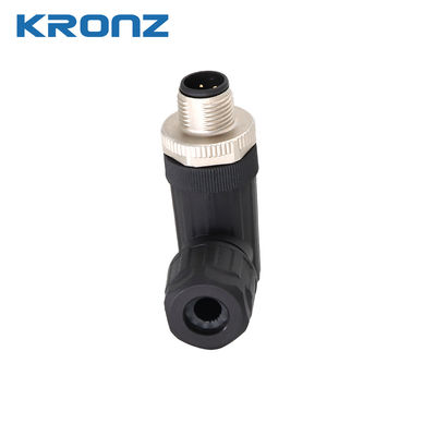 Aviation M12 Plug Connector 5 Pin Screw Connection Circular Connectors IP67 for Sensor