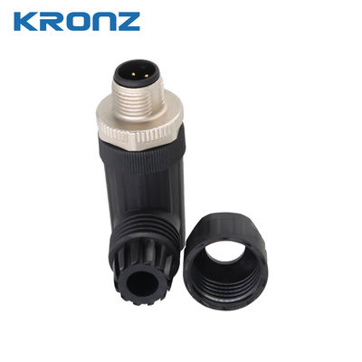 M12 Aviation Plug Connector Waterproof Male Head 8 Pin A-coding Circular Connector IP67