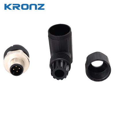 Screw Connect M12 Male Connector Cable Outlet Diameter 4-8mm Aviation Plug Socket Circular