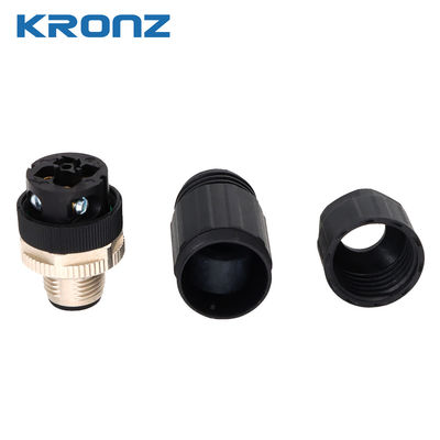 M12 Circular Connector 8 Pin Waterproof IP67 4-8mm IEC 61076-2-101 Industrial Connectors