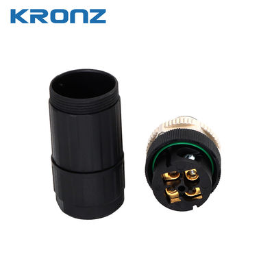 M12 Connector with NBR Seal Material Aviation Plug PG9 5-pin Circular Connectors IP67