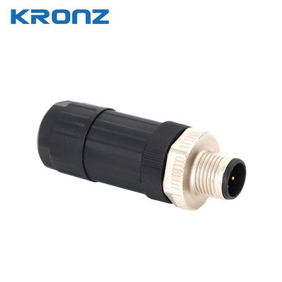 M12 Connector 2A/30V Aviation Plug Waterproof IP67 A-code 8 Pin Circular Connectors