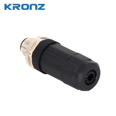 M12 Male Connector Mating Cycles 100 4-pin 4A/250V Aviation Plug Circular Connectors