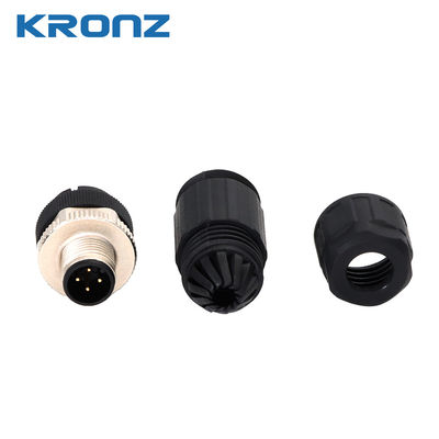 M12 Male Connector Mating Cycles 100 4-pin 4A/250V Aviation Plug Circular Connectors