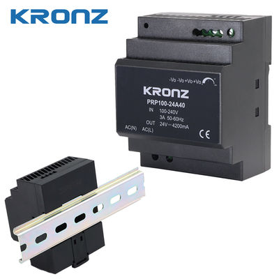 استفاده دوگانه AC/DC 100.8W DIN-rail منبع برق صنعتی 12V/7.5A زمان خاموش 30ms