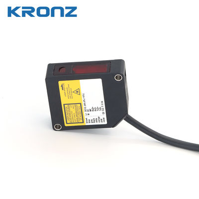 CMOS Laser Photoelectric Sensors Cable Type RedLED Light Diode Waverlength 655mm