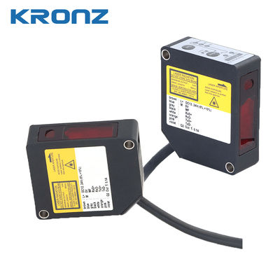 Industrial Grade Photoelectric Sensors with ±0.1%F.S. Linearity Accuracy and Red Laser Diode Light Source
