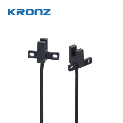 Slot-Type Photoelectric Sensor 5~24V DC Direct Cable Exit Type NPN BSM-T45N Indicator Red LED IP67